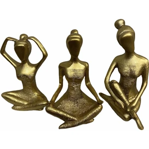 Hera Hediyelik Üçlü Yoga Biblo Altın