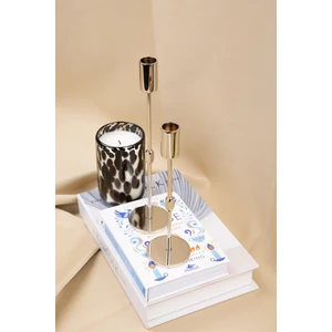 Pirinç Silindir Şamdan Paris Ikili Set