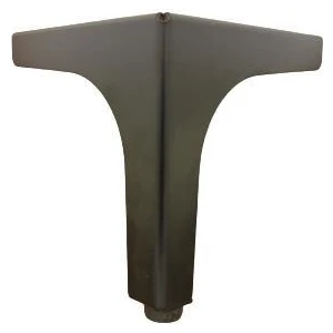 Azm Hırdavat Dekor Metal Lükens Ayak Mat Siyah 17 cm