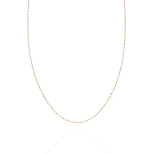 Trend Silver Gümüş 45 cm Forse Rose Zincir Kolye