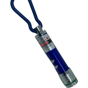 3 Fonksiyonlu Kırmızı Beyaz Işıklı LED Lazer Kedi Köpek Oyuncak Anahtarlık