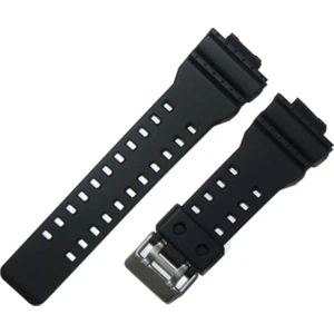 G-Shock GA-100 GA-110 Saat Uyumlu Silikon Saat Kordonu Kayışı Mat Siyah