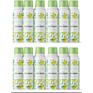 Sprey Limon Kolonyası 80° Aloe Vera ve Gliserinli 150 ml 12'li