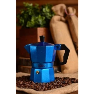 Piccolo Moka Pot 3 Fincan Mavi