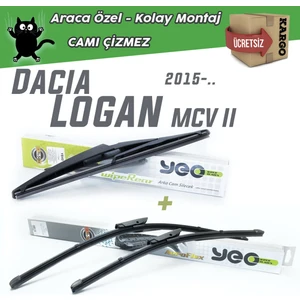 Dacia Logan 2 Mcv Ön & Arka Silecek Takımı 2015-...