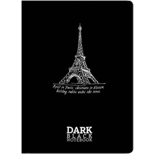 Dark Siyah Not Defteri Karton Kapak Dikişli 9X17 Cm 36- 3-2676000-2011