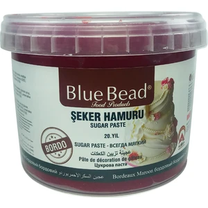Blue Bead 1 kg Bordo Şeker Hamuru