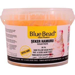 Blue Bead 1 kg Koyu Sarı Şeker Hamuru
