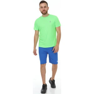 Fly Bisiklet Yaka Erkek Fıtness Tişört Neon Yeşil