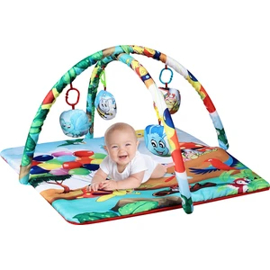Baby Marine Oyuncaklı Oyun Halısı - Oyun Minderi - Neşeli Hayvanlar
