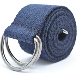 Trend Deri  Lacivert Spor Demir Tokalı Kolon Kemer 4 cm
