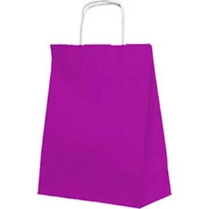 Kraft Çanta Mor 15X8X20 Mini 25 Li