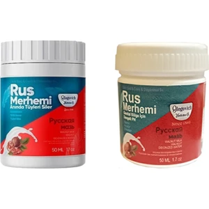 Olegovich Medicine Genital Bölge Merhemi 50 ml ve Tüy Dökücü Azaltıcı Merhem 50 ml Set