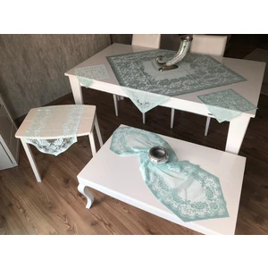 Örme Güllü Desen Salon Takımı 6 Parça