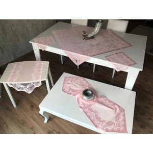 Örme Güllü Desen Salon Takımı 6 Parça
