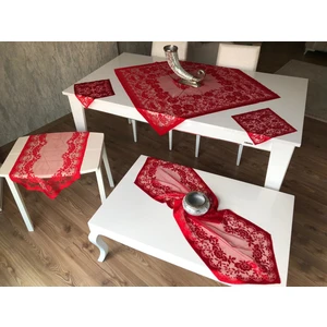Örme Güllü Desen Salon Takımı 6 Parça