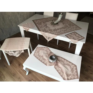 Örme Güllü Desen Salon Takımı 6 Parça