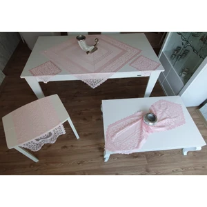 Örme Osmanlı Desen Salon Takımı 6 Parça