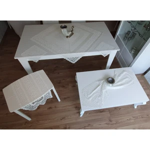 Örme Osmanlı Desen Salon Takımı 6 Parça