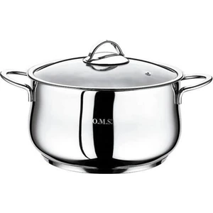 Oms Çelik Derin Tencere Sade 16 cm