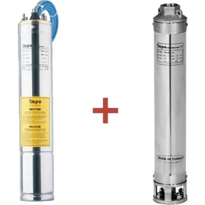 Impo Sk 404/14 Krom Başlıklı Derin Kuyu Dalgıç 1,5 Hp Motorlu 4"inç 92 Mss 6 M³/h