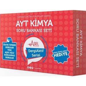 Asel Yayınları  YKS AYT Kimya Dergiaktif Soru Bankası Seti