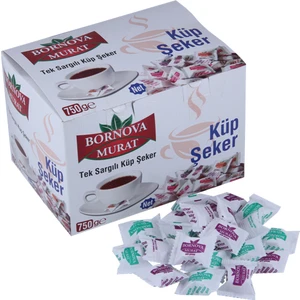 Bornova Murat Tek Sargılı Küp Şeker 750 gr