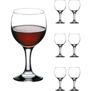6 Adet Lüx Ayaklı Meşrubat Bardağı Bistro Kadeh 290CC PB-44411