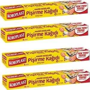 Hazır Kesilmiş Pişirme Kağıdı 16 Yaprak (4 Adet)
