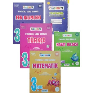 Okyanus Yayınları 3. Sınıf Classmate Matematik - Türkçe - Fen Bilgisi - Hayat Bilgisi Soru Bankası + Hayat Bilgisi Soru Bankası ve Deneme