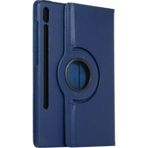 Tekno Grup Samsung Galaxy Tab S7 (T870) Kılıf Dönebilen Standlı Kapaklı Kılıf Lacivert