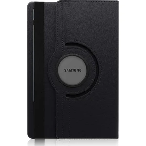 Tekno Grup Samsung Galaxy Tab S7 (T870) Kılıf Dönebilen Standlı Kapaklı Kılıf + Cam Ekran Koruyucu Siyah