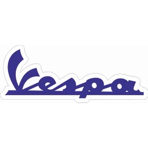 Sticker Atölyesi Vespa Logo Sticker - 10051