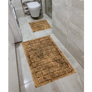 Pamuklu Eskitme Banyo Paspas Takımı