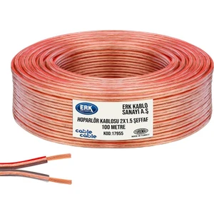 Cable Cable Hoparlör Kablosu Kordon 2x1.5 - 100M