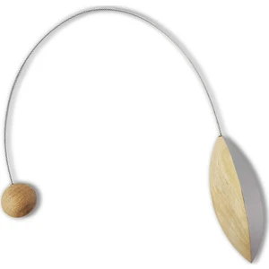 Alesta Home Elips Ahşap Mıknatıslı Perde Tutucu Magnet 6X48CM