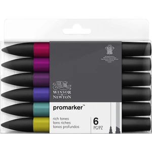 Winsor & Newton ProMarker Zengin Tonlar Seti 6lı