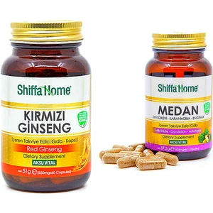 Shiffa Home Medan ve Ginseng Kapsül Seti