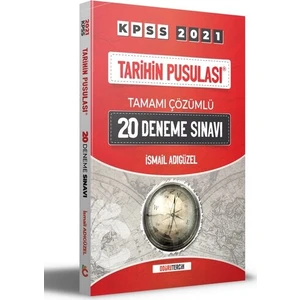 Doğru Tercih Yayınları 2021 KPSS Tarihin Pusulası Tamamı Çözümlü 20 Deneme Sınavı - İsmail Adıgüzel