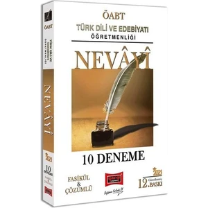 Yargı Yayınevi 2021 ÖABT NEVAYİ Türk Dili ve Edebiyatı Öğretmenliği Çözümlü 10 Fasikül Deneme 12. Baskı