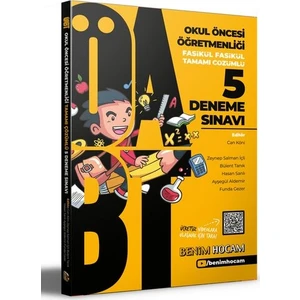 Benim Hocam Yayınları 2021 ÖABT Okul Öncesi Öğretmenliği Tamamı Çözümlü 5 Fasikül Deneme