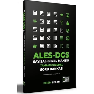 Benim Hocam Yayınları 2021 ALES DGS Sayısal - Sözel Mantık Soru Bankası