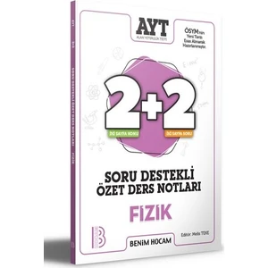 Benim Hocam Yayınları AYT Fizik 2 + 2 Soru Destekli Özet Ders Notları - Melis Teke