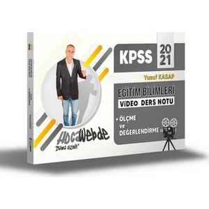 Hocawebde Yayınları KPSS 2021 Eğitim Bilimleri Ölçme Ve Değerlendirme Video Ders Notları