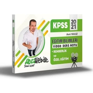 Hocawebde Yayınları KPSS 2021 Eğitim Bilimleri Rehberlik Ve Özel Eğitim Video Ders Notları