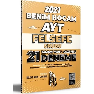 Benim Hocam Yayınları 2021 AYT Felsefe Tamamı Video Çözümlü 21 Deneme Sınavı