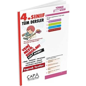 Çap Yayınları Tüm Dersler Yaprak Test Çap Yayınları 4. Sınıf