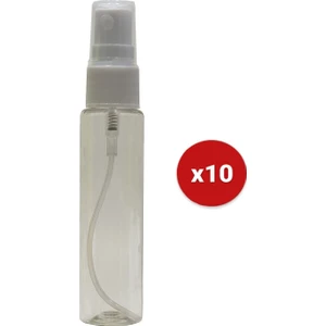 Boş Pet Şişe 30 ml + Valf Takım 10'lu