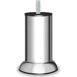 Metal Baza Koltuk Kanepe Ayağı Krom 15 cm 4 'lü