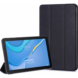 Huawei Matepad T10 Kılıf Slim Translucent Back Smart Cover Siyah